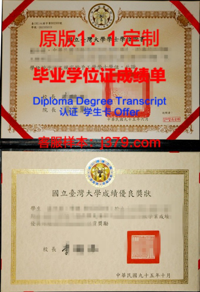 台湾大学毕业资格证书图片
